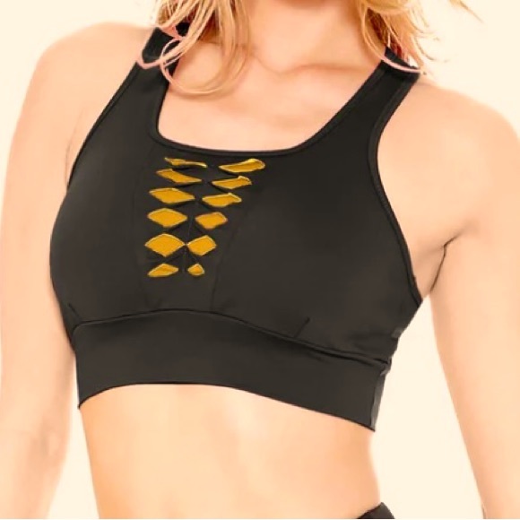 SO DANCA - SHENNA - D1208
WOMEN TWO TONED BRALETTE TOP - P - Picture 3 of 3